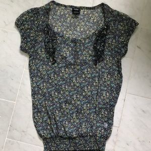 Fun floral blouse